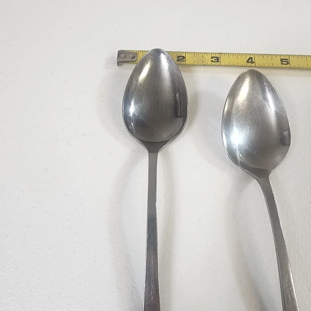 vintage Continental Stainless Steel Japan  Large Tablespoons set of 2
